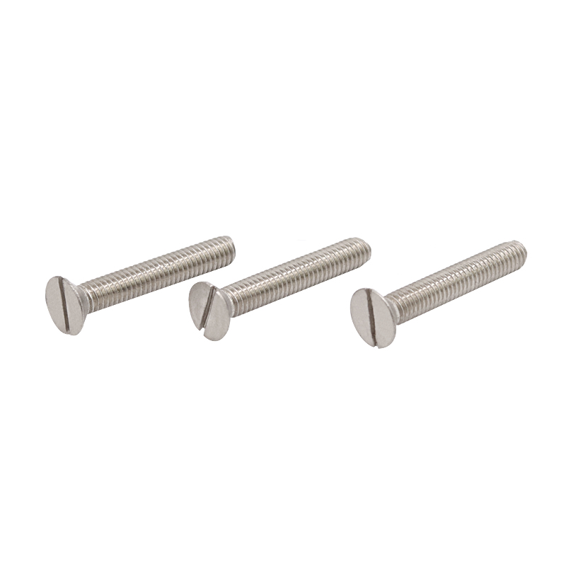 SLOTTED CSK HEAD MACHINE SCREW