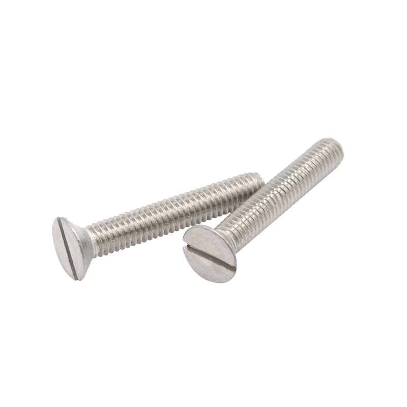 SLOTTED CSK HEAD MACHINE SCREW