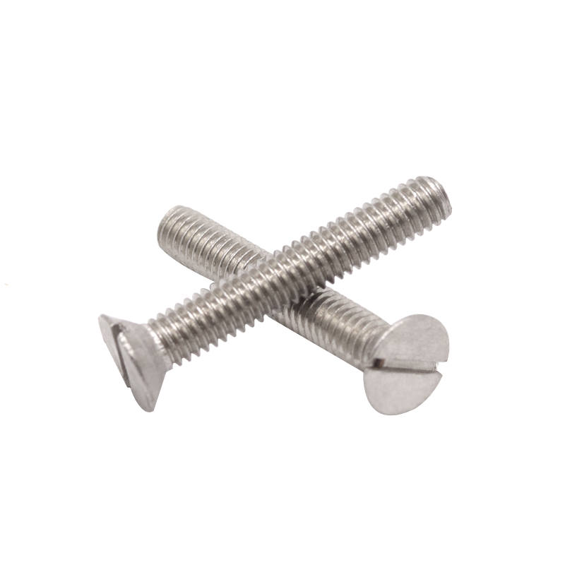 SLOTTED CSK HEAD MACHINE SCREW