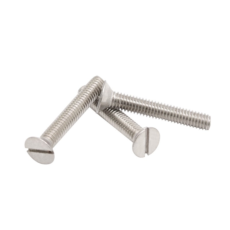 SLOTTED CSK HEAD MACHINE SCREW