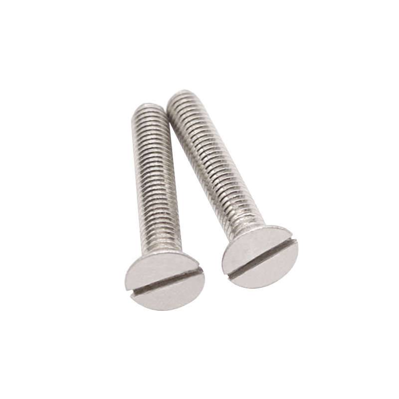 SLOTTED CSK HEAD MACHINE SCREW