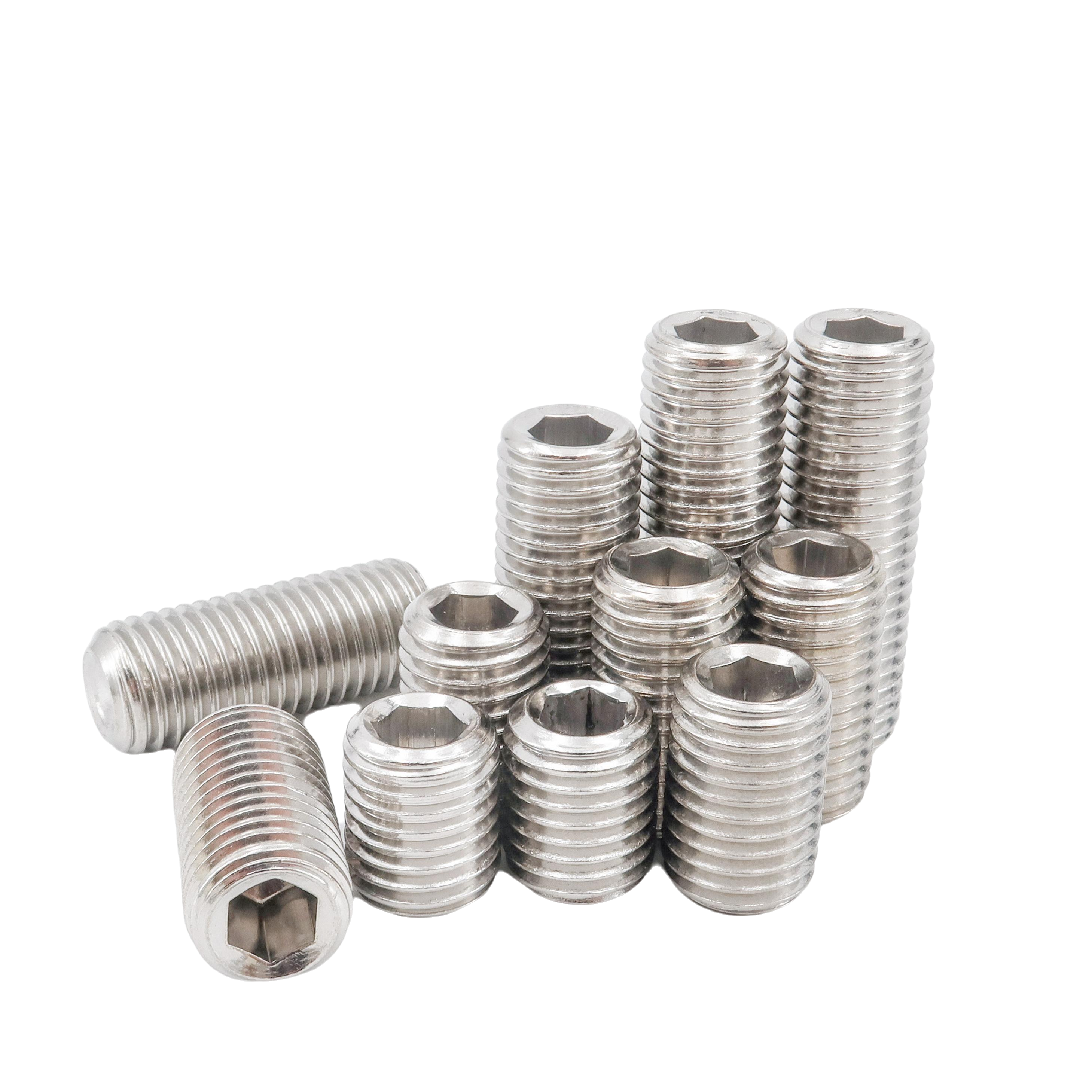 HEX SOCKET SET SCREW WITH FLAT POINT