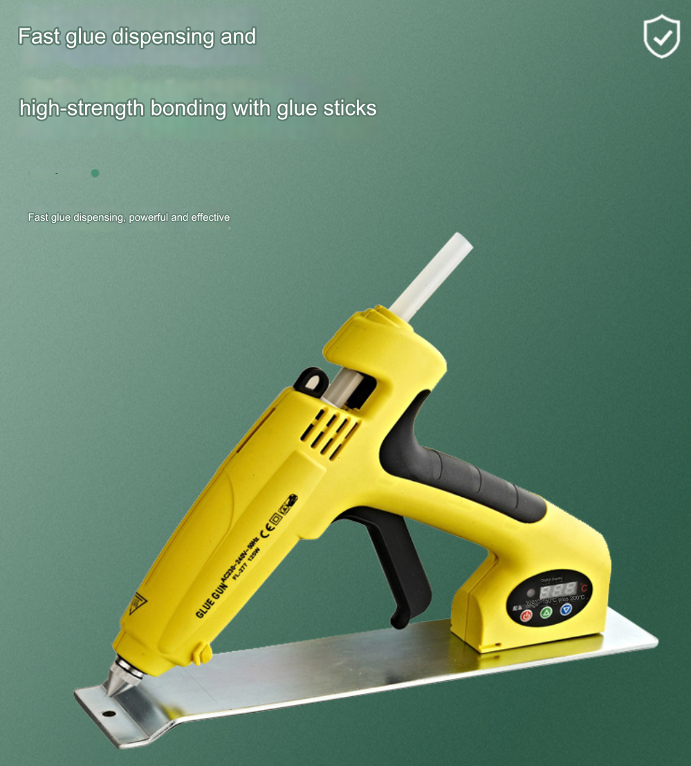 125W Glue Gun with Nickel-Chromium Heating Element and Temperature Adjustment