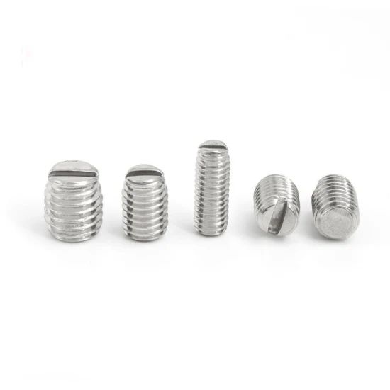 SLOTTED SET SCREW WITH FLAT POINT