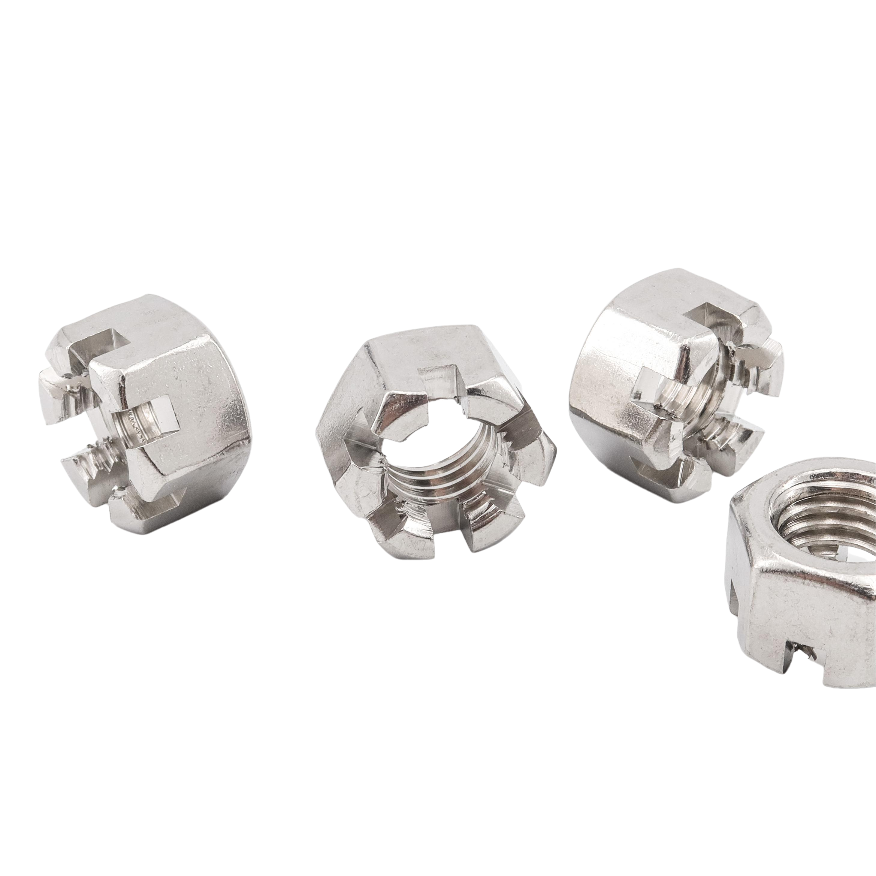HEX SLOTTED CASTLE NUT