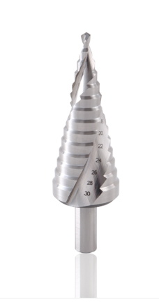 STEP DRILL WITH STRAIGHT FLUTE AC-JTZ- D/E