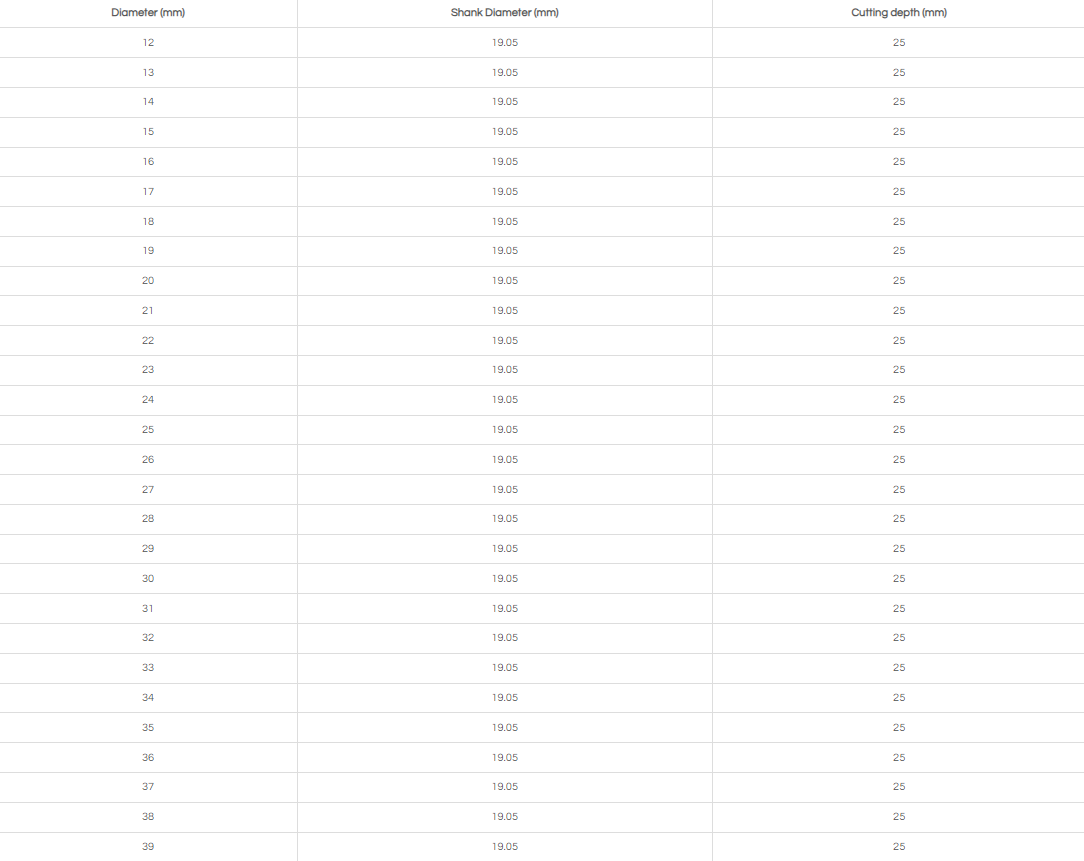 25MM HSS ANNULAR CUTTER WITH WELDON SHANK