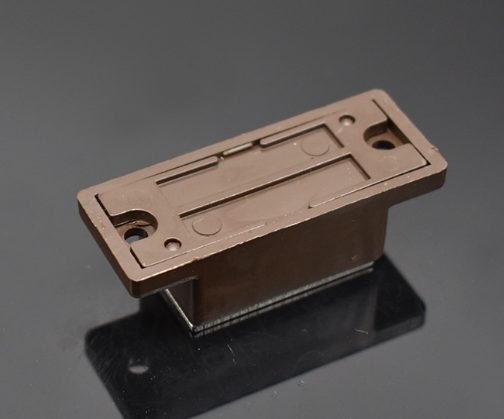 Plastic cabinet door magnetic closer