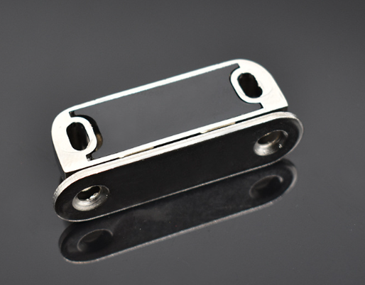 Zinc alloy nickel-plated cabinet magnetic door closer