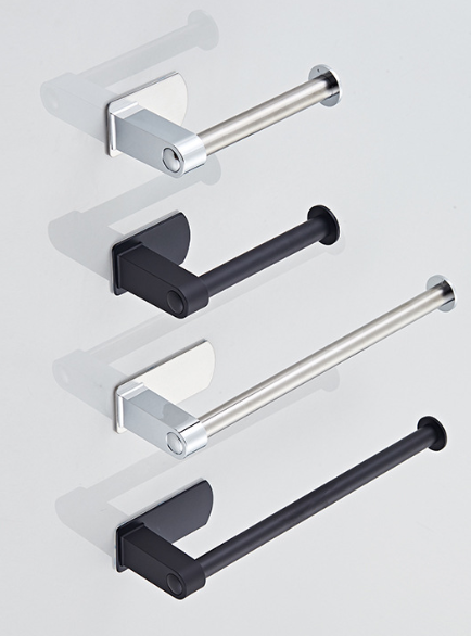 Perforation-free stainless steel paper towel holder