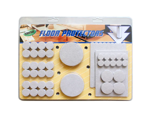 Premium Floor Protector Chair Felts For Feet Adhesive Furniture Feet Pads